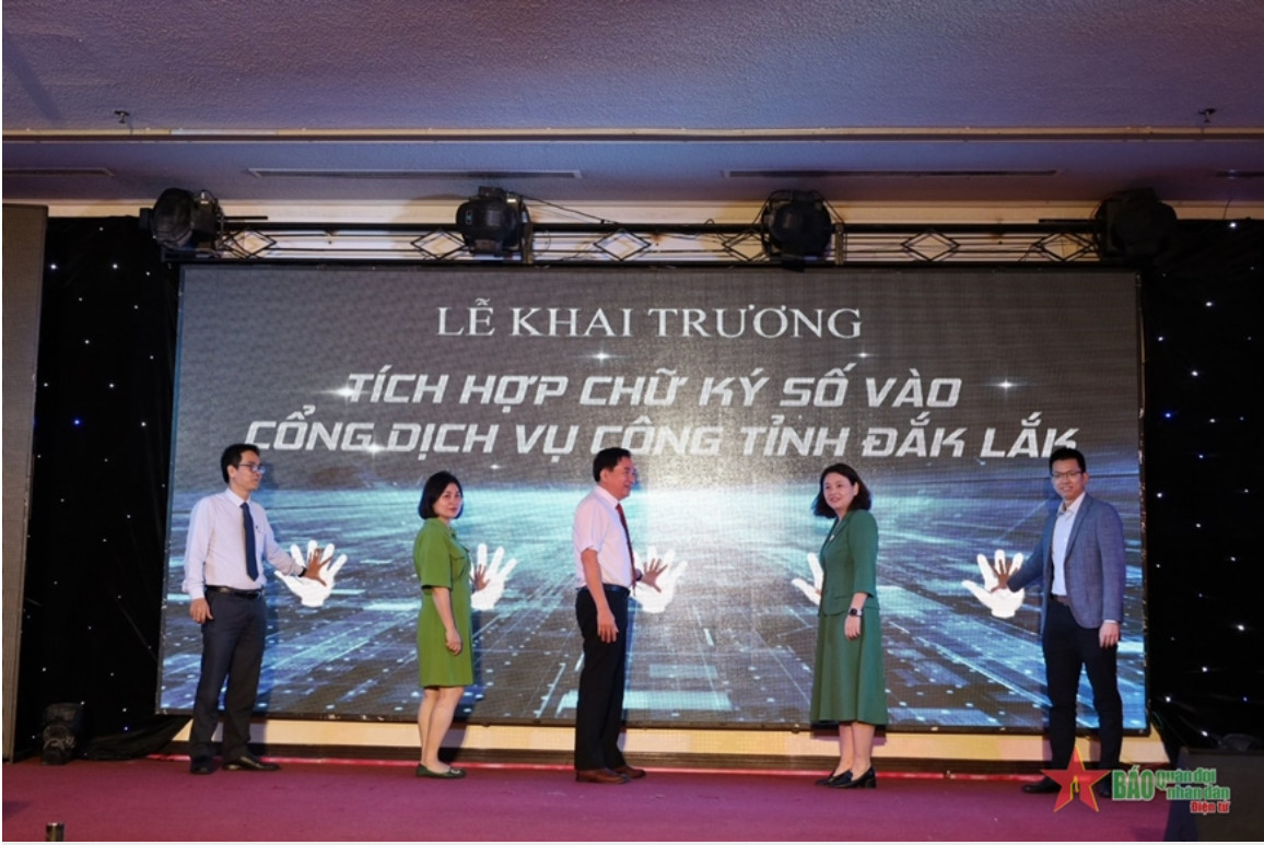 Tỉnh Đắk Lắk tuyên truyền về chữ ký số và dịch vụ chứng thực chữ ký số năm 2023
